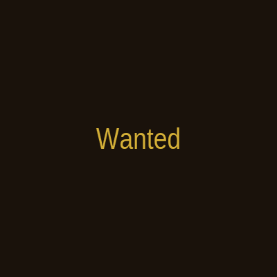 Wanted!