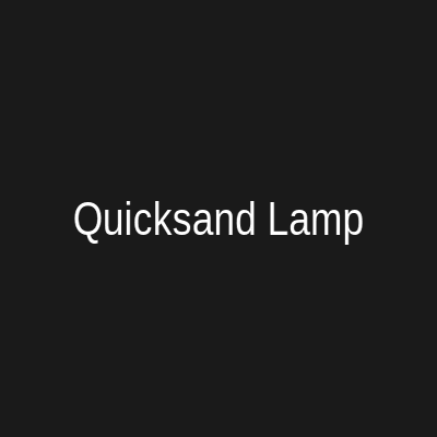 Creative Quicksand Lamp