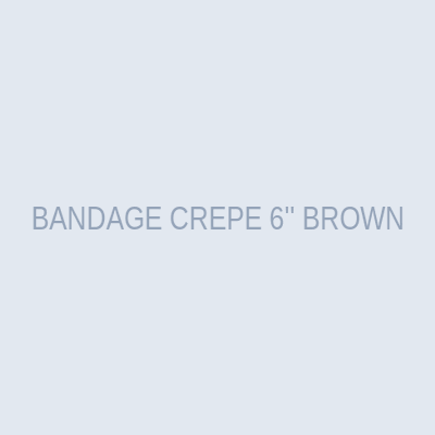 BANDAGE CREPE 6''  BROWN