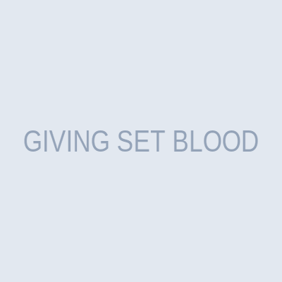 GIVING SET BLOOD