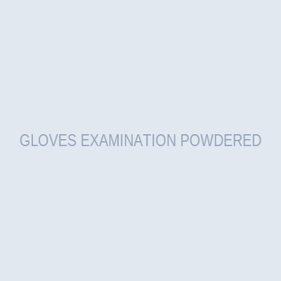 GLOVES EXAMINATION POWDERED