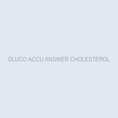 GLUCO ACCU ANSWER CHOLESTEROL