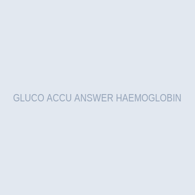 GLUCO ACCU ANSWER HAEMOGLOBIN