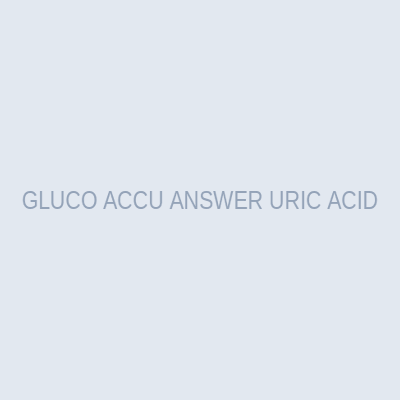 GLUCO ACCU ANSWER URIC ACID