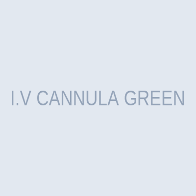 I.V CANNULA GREEN