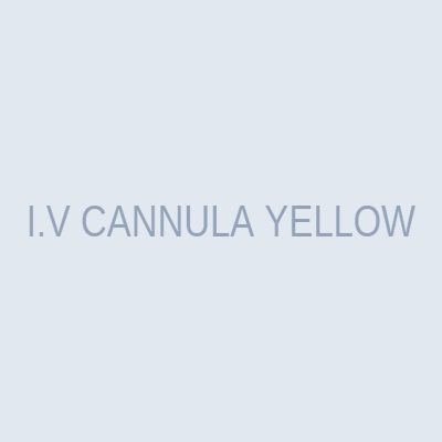 I.V CANNULA YELLOW