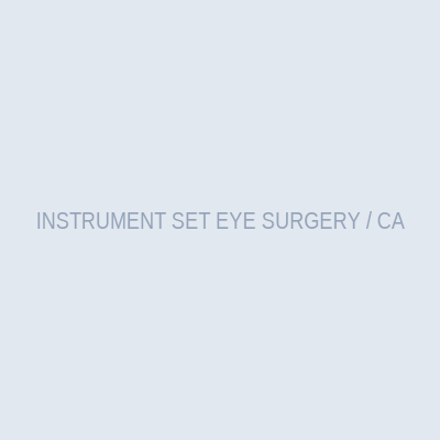 INSTRUMENT SET EYE SURGERY / CA
