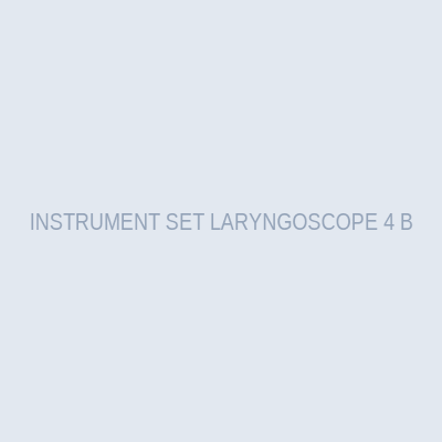 INSTRUMENT SET LARYNGOSCOPE 4 B