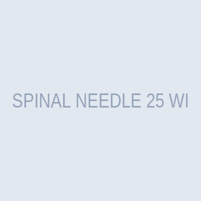 SPINAL NEEDLE 25 WI