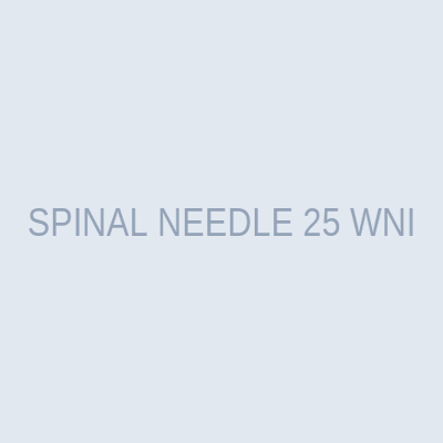 SPINAL NEEDLE 25 WNI
