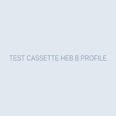 TEST CASSETTE HEB B PROFILE