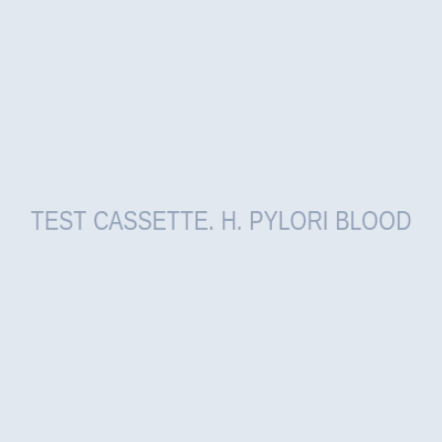 TEST CASSETTE. H. PYLORI  BLOOD