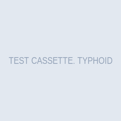 TEST CASSETTE. TYPHOID