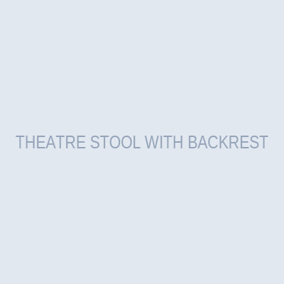 THEATRE STOOL WITH BACKREST