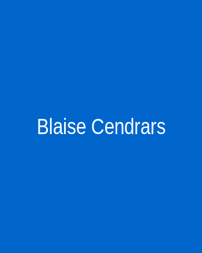 Portrait de Blaise Cendrars