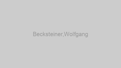 Becksteiner, Wolfgang