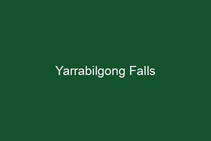 Yarrabilgong Falls