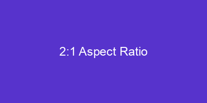 2:1 Aspect Ratio Example