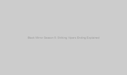 Black Mirror Season 5: Striking Vipers Ending Explained