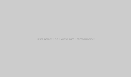 First Look At The Twins From Transformers 2