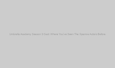 Umbrella Academy Season 3 Cast: Where You’ve Seen The Sparrow Actors Before
