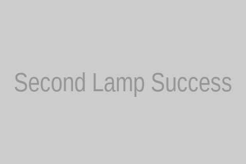 The second lamp base successfully painted with the higher-quality Rust-Oleum paint, showing a smooth, even finish.