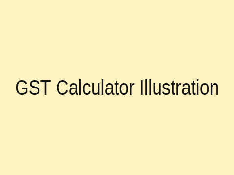 GST Calculator illustration