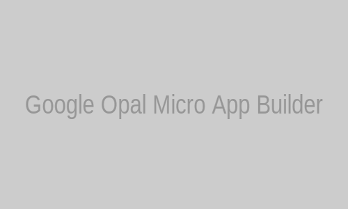 Google Opal visual workflow builder