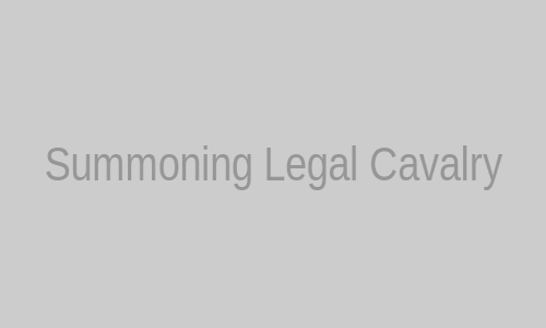 Cavalry symbolizing legal reporting