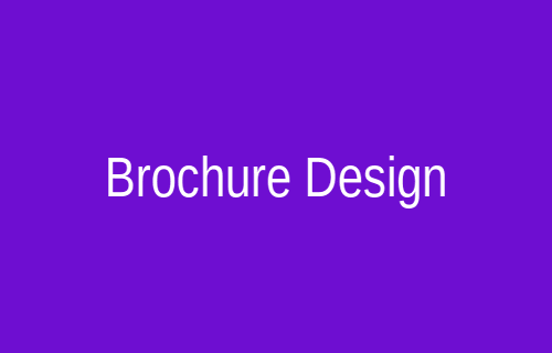 Restaurant brochure design