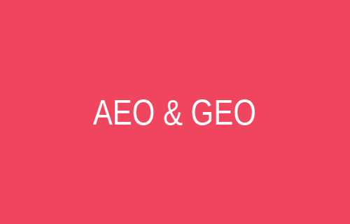 AEO GEO AI search optimisation