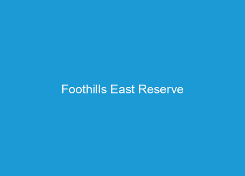 Foothills East Reserve