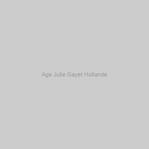 Age Julie Gayet Hollande