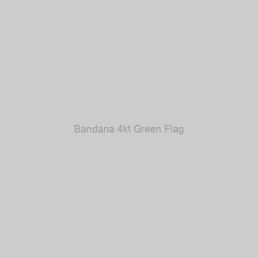 Bandana 4kt Green Flag