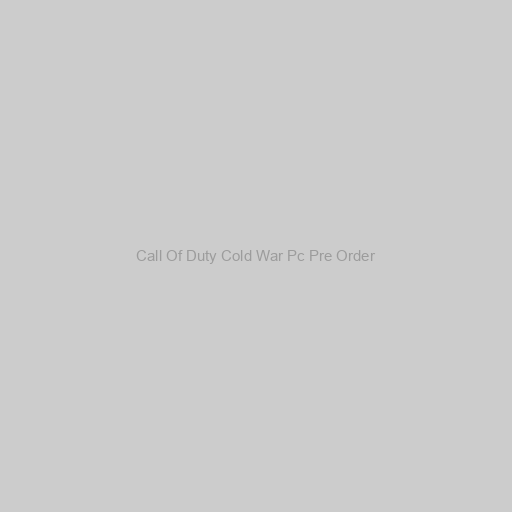 Call Of Duty Cold War Pc Pre Order