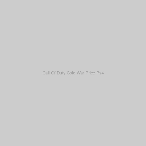 Call Of Duty Cold War Price Ps4