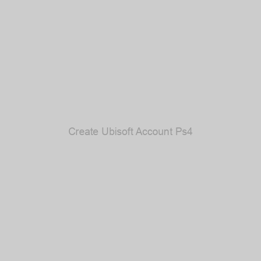 Create Ubisoft Account Ps4