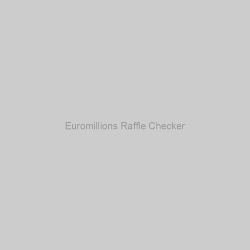 Euromillions Raffle Checker