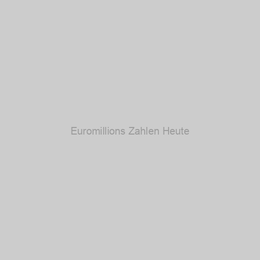 Euromillions Zahlen Heute