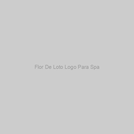 Flor De Loto Logo Para Spa
