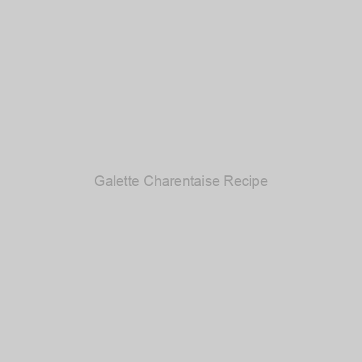 Galette Charentaise Recipe