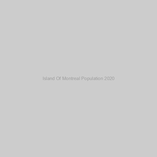 Island Of Montreal Population 2020