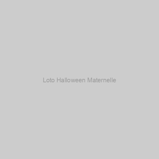 Loto Halloween Maternelle