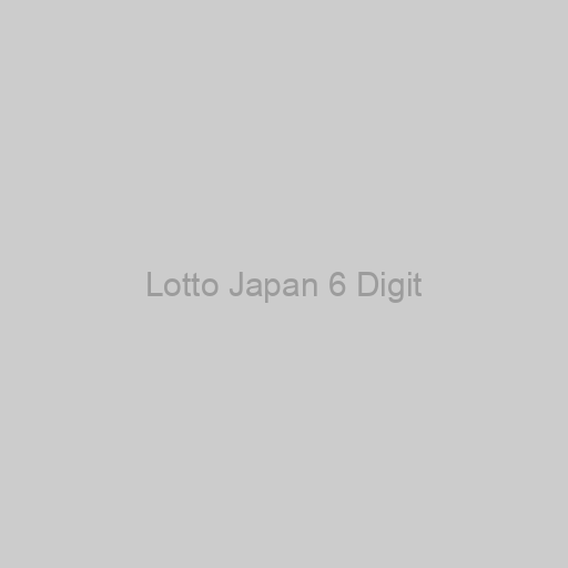Lotto Japan 6 Digit