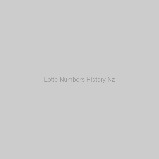 Lotto Numbers History Nz