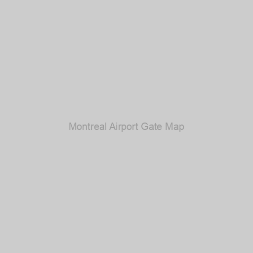 Montreal Airport Gate Map