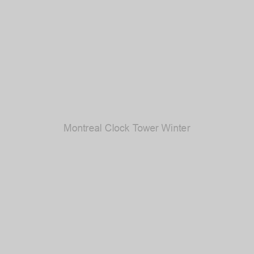 Montreal Clock Tower Winter