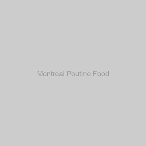 Montreal Poutine Food