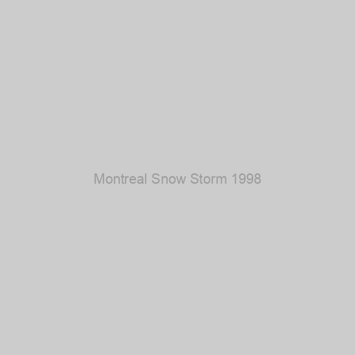 Montreal Snow Storm 1998