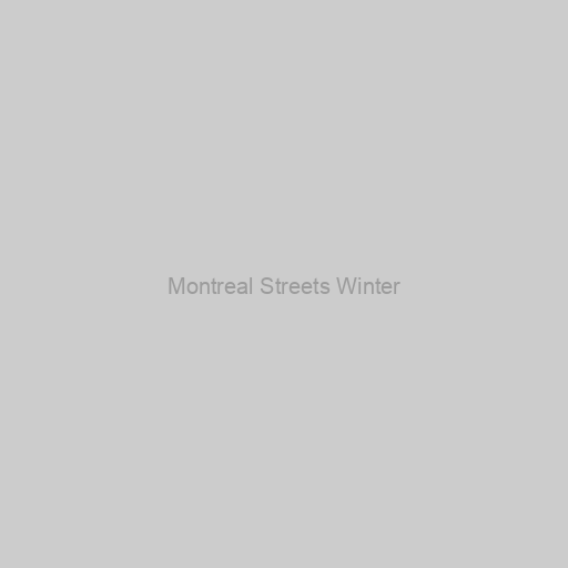 Montreal Streets Winter